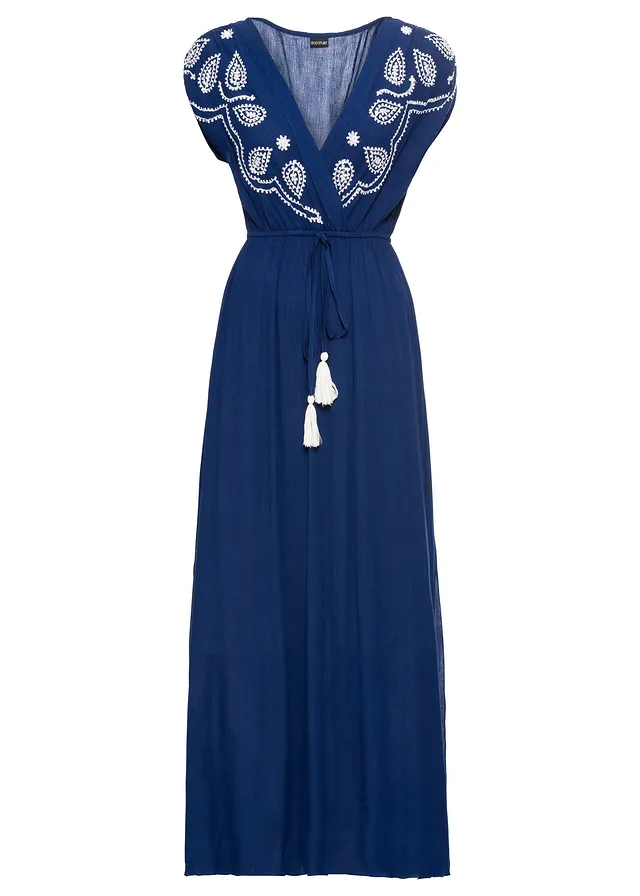 Rochie maxi cu broderie