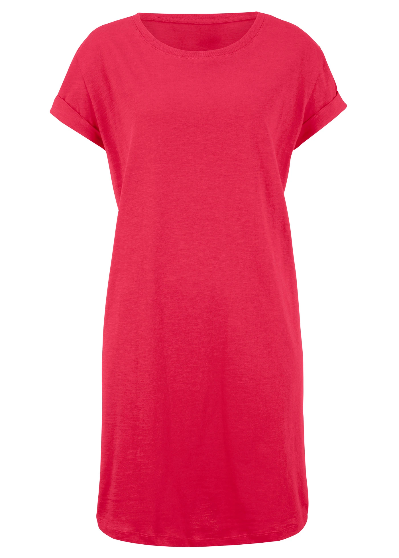 Jersey jurk met biologisch katoen • rood • bonprix online shop