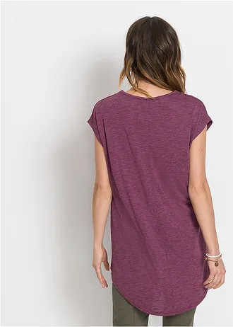 Dlouhé triko ze směsi s viskózou • bobulová vícebarevná • bonprix obchod