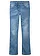 Bootcut jeans, mid waist, Kleur: medium blue denim bleached