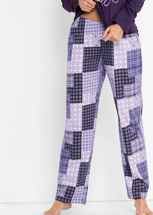 Pyjama • donkerpaars met print • product-page.page-title-suffix