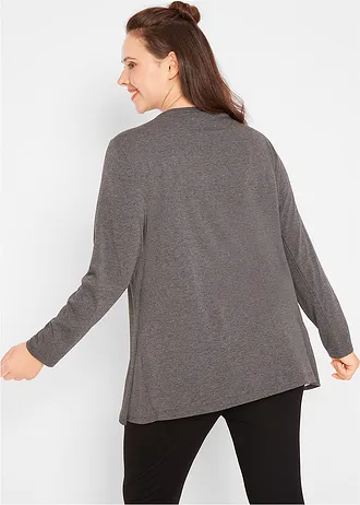 Ensemble de grossesse avec fonction allaitement, Couleur: anthracite chiné+noir