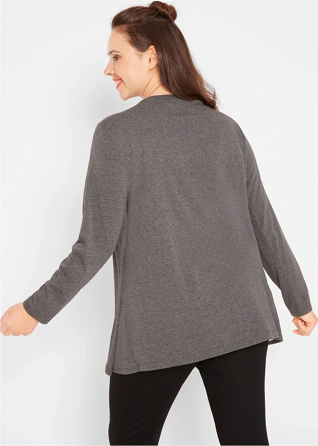 Ensemble de grossesse avec fonction allaitement, Couleur: anthracite chiné+noir
