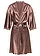 Saténové kimono, barva: hnědošedá