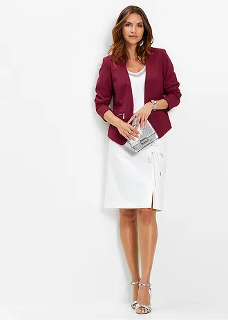 Blazer, Kleur: donkerrood
