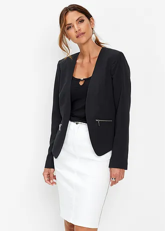 Blazer, Kleur: zwart