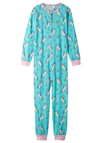 Kinderen pyjama onesie met biologisch katoen