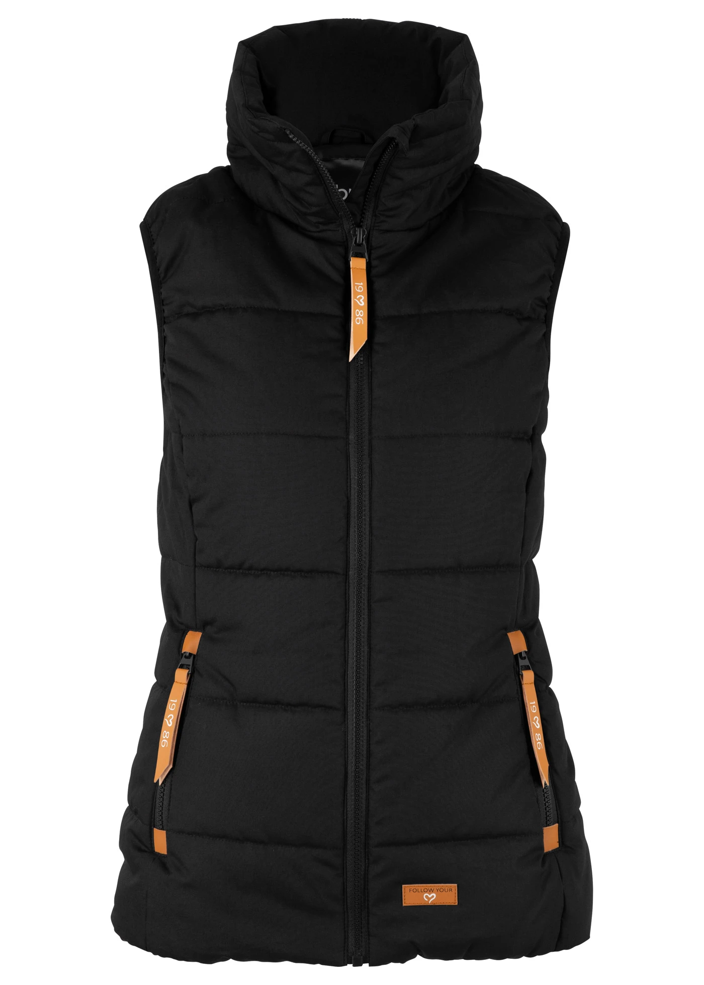 Doudoune sans manches à col montant • noir • Boutique bonprix