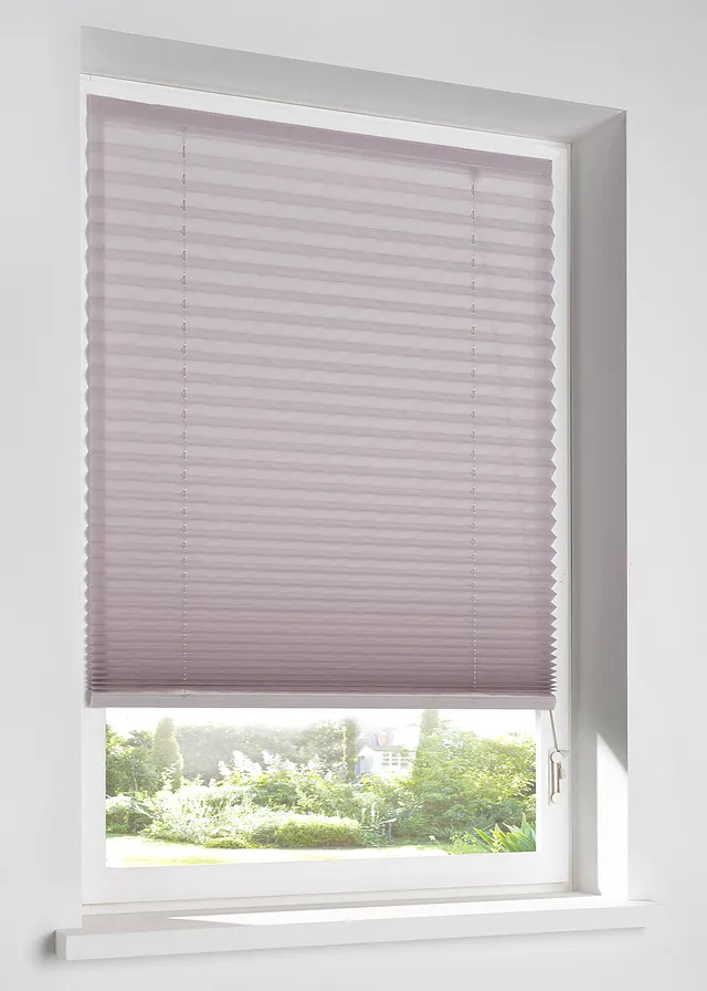 Verduisterend plisségordijn met klittenband • lichtgrijs • bonprix online shop