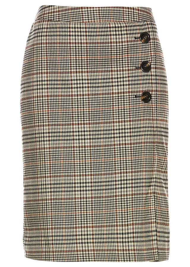 Ceruzková sukňa s gombičkami