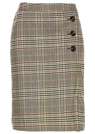 Pouzdrová sukně s knoflíky