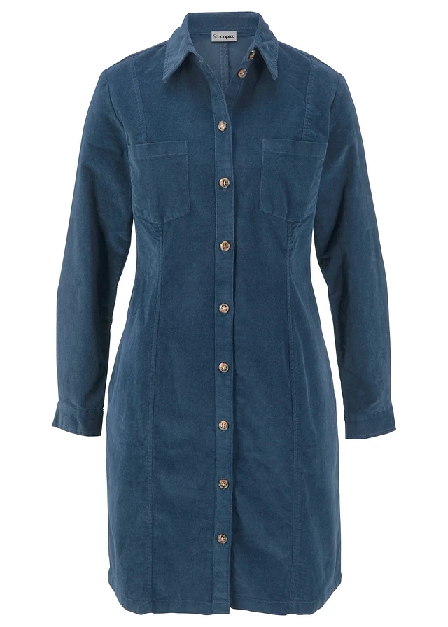 Corduroy stretch jurk