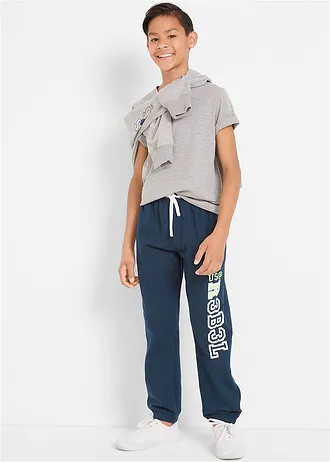 Chlapčenské tepláky s potlačou • tmavomodrá • obchod bonprix
