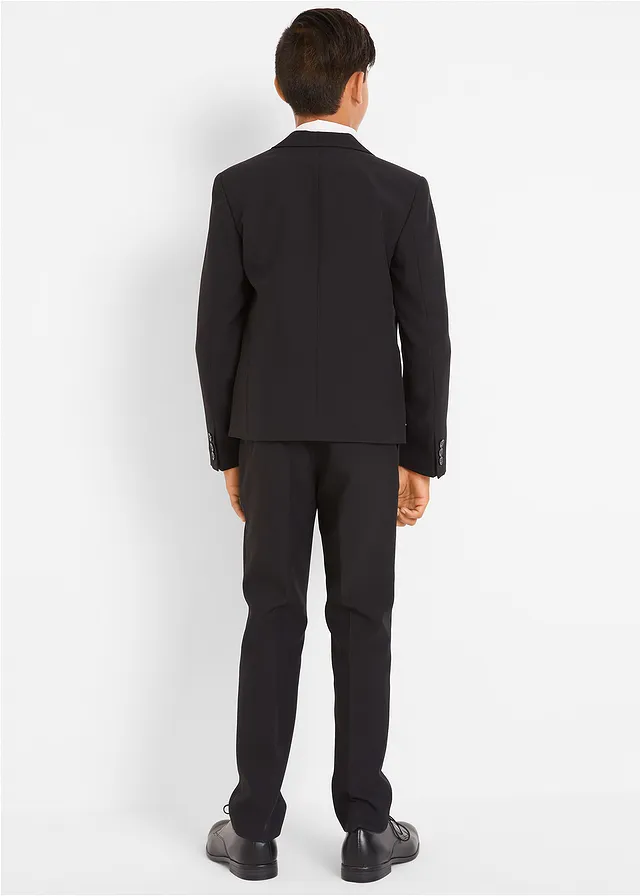Costume 4 pièces avec chemise et cravate • noir / blanc • product-page.page-title-suffix