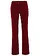 Strečové manšestrové kalhoty, Bootcut, barva: kaštanově červená