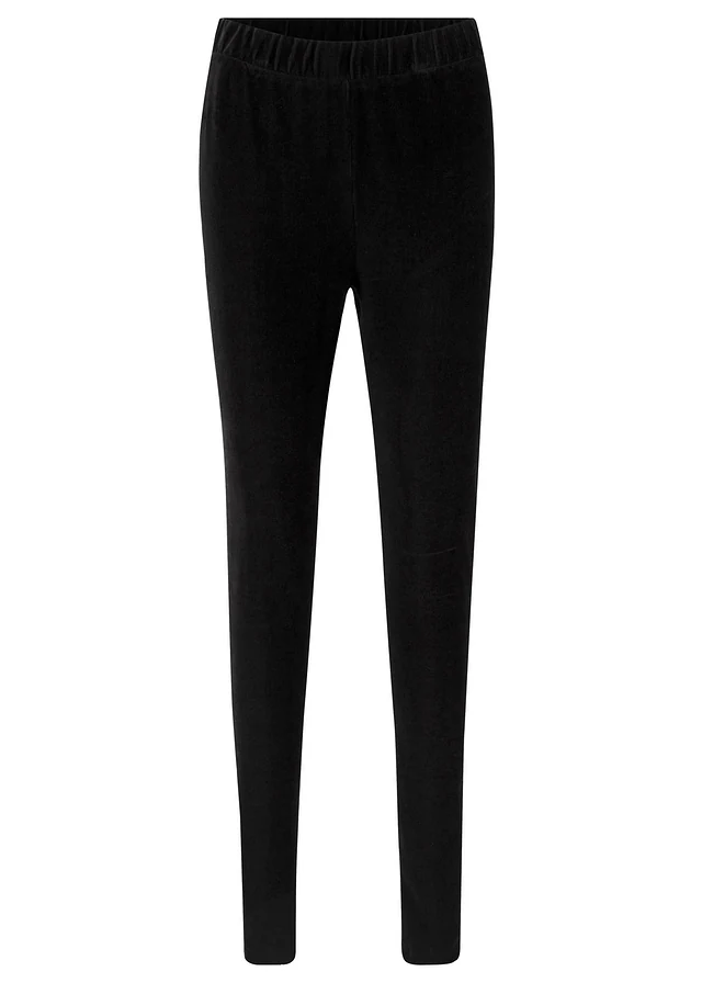 Legging van babycorduroy met brede comfortband