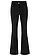 Strečové kalhoty s viskózou, barva: černá