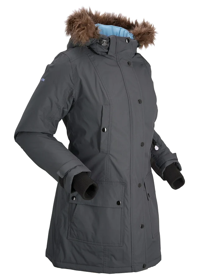 Parka outdoor imperméable et technique à capuche