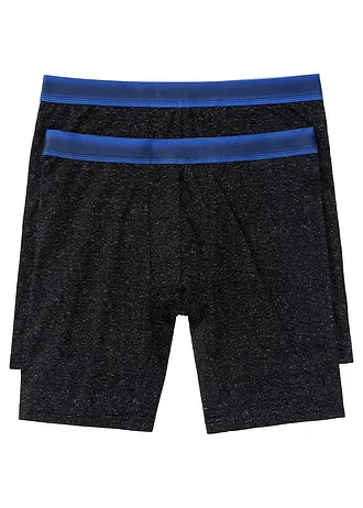Lot de 2 boxers longs coton