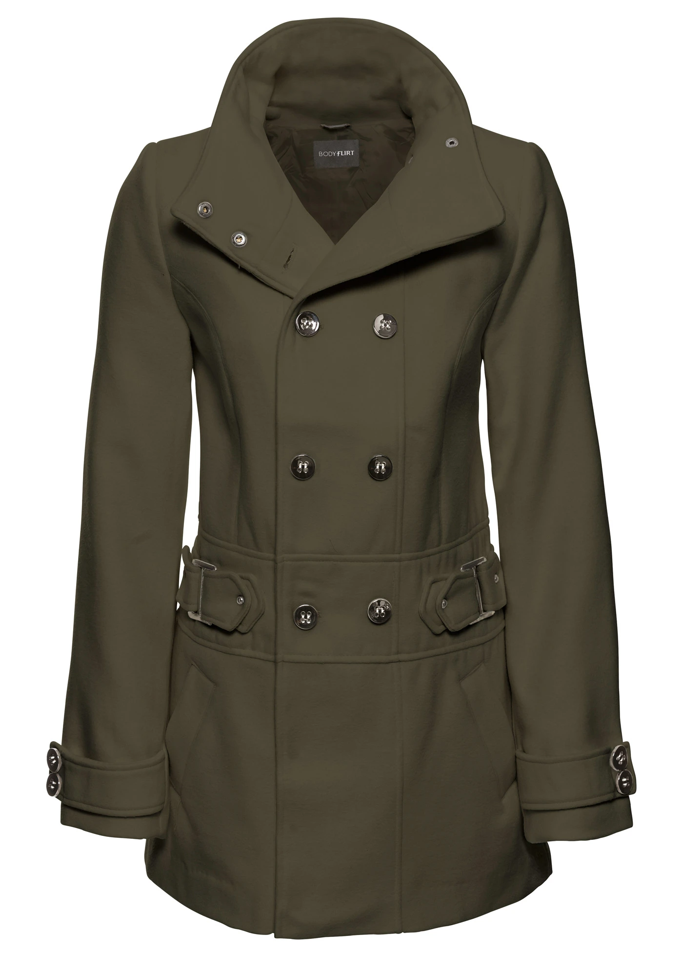 Mantou scurt, mărime petite • oliv închis • magazin bonprix