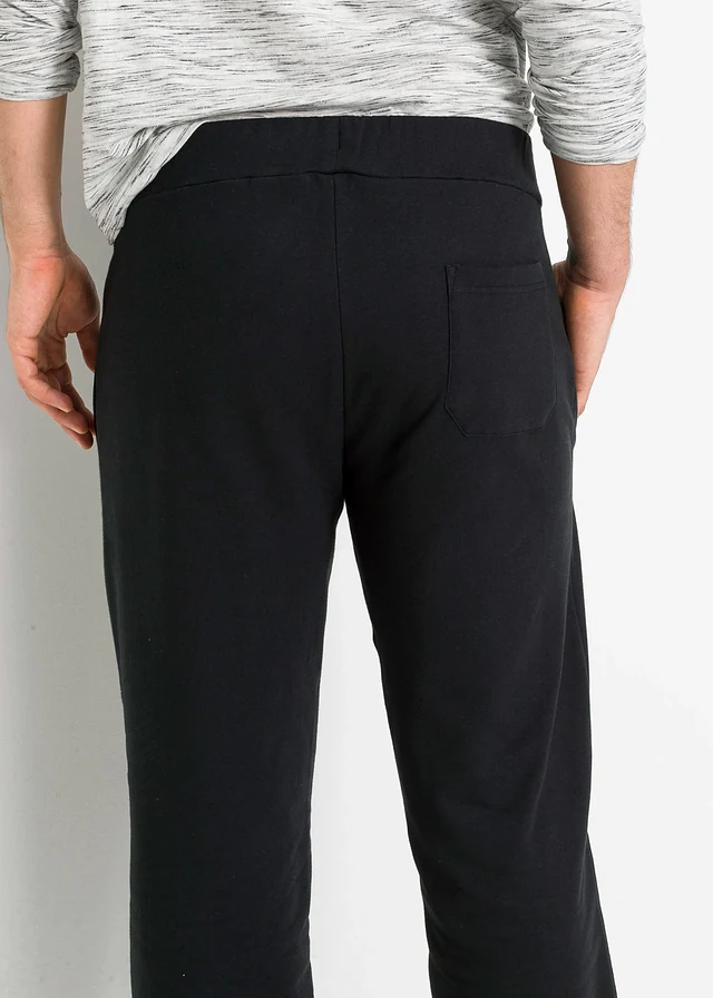 Joggingbroek van biologisch katoen met sportieve details • zwart • product-page.page-title-suffix