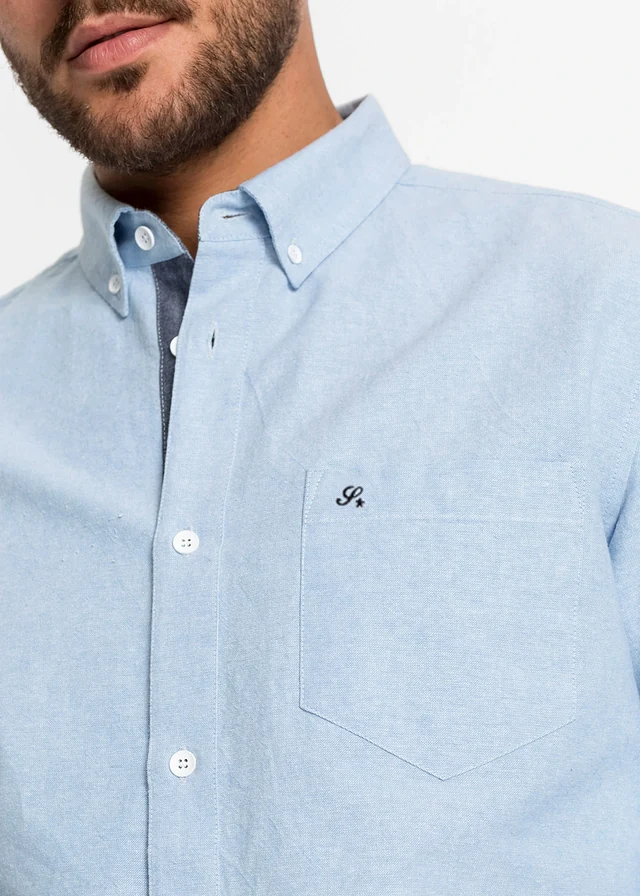 Oxford overhemd van katoen, regular fit • lichtblauw • product-page.page-title-suffix