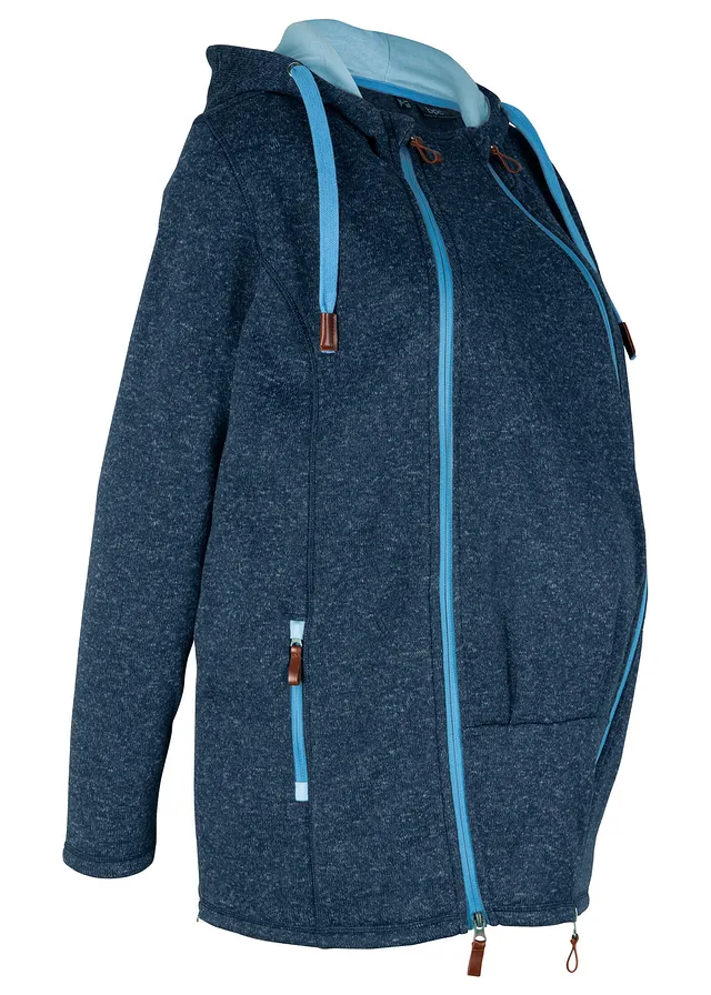 Materská flísová bunda na nosenie detí