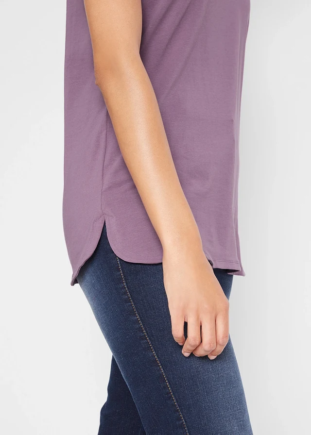 T-shirt van puur biologisch katoen • mat lavendel • product-page.page-title-suffix