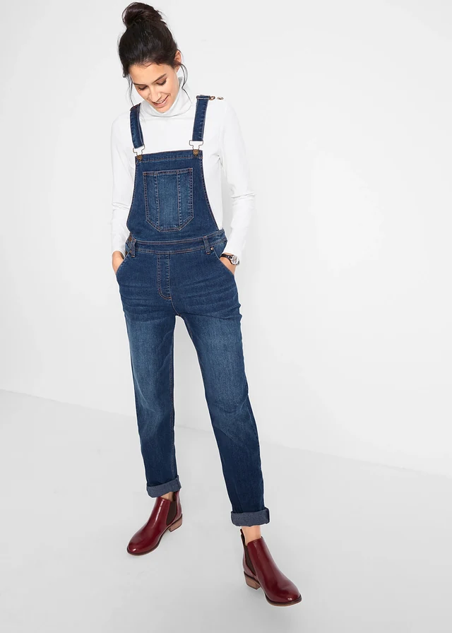 Denim tuinbroek, comfortabel model • blue stone • product-page.page-title-suffix