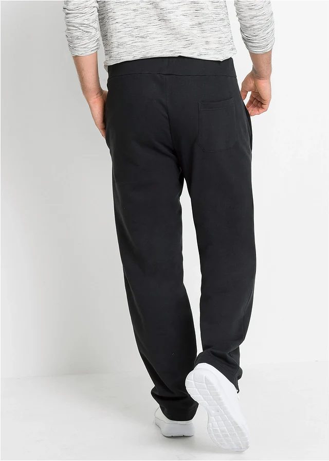 Joggingbroek van biologisch katoen met sportieve details • zwart • product-page.page-title-suffix