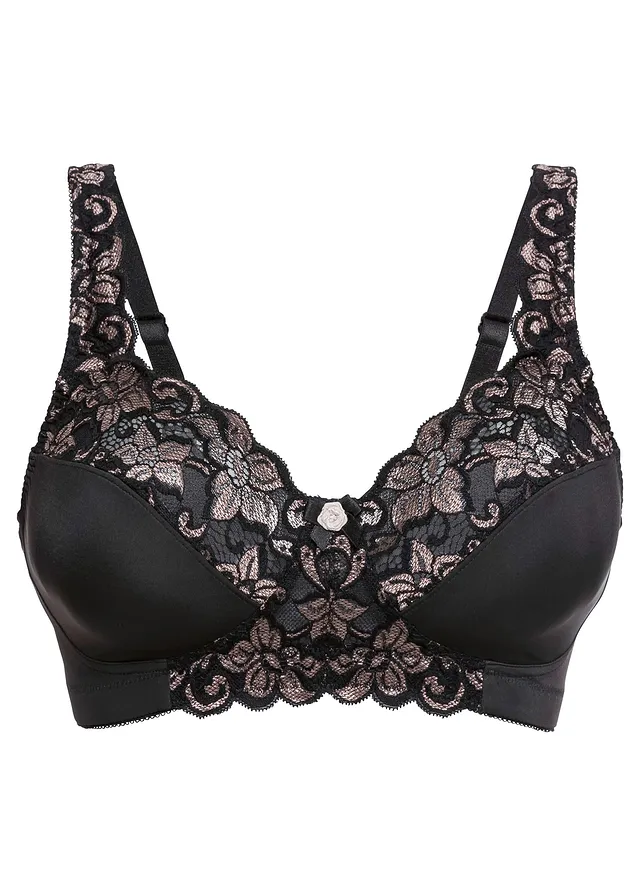 Sutien minimizer fără armătură cu bretele vătuite