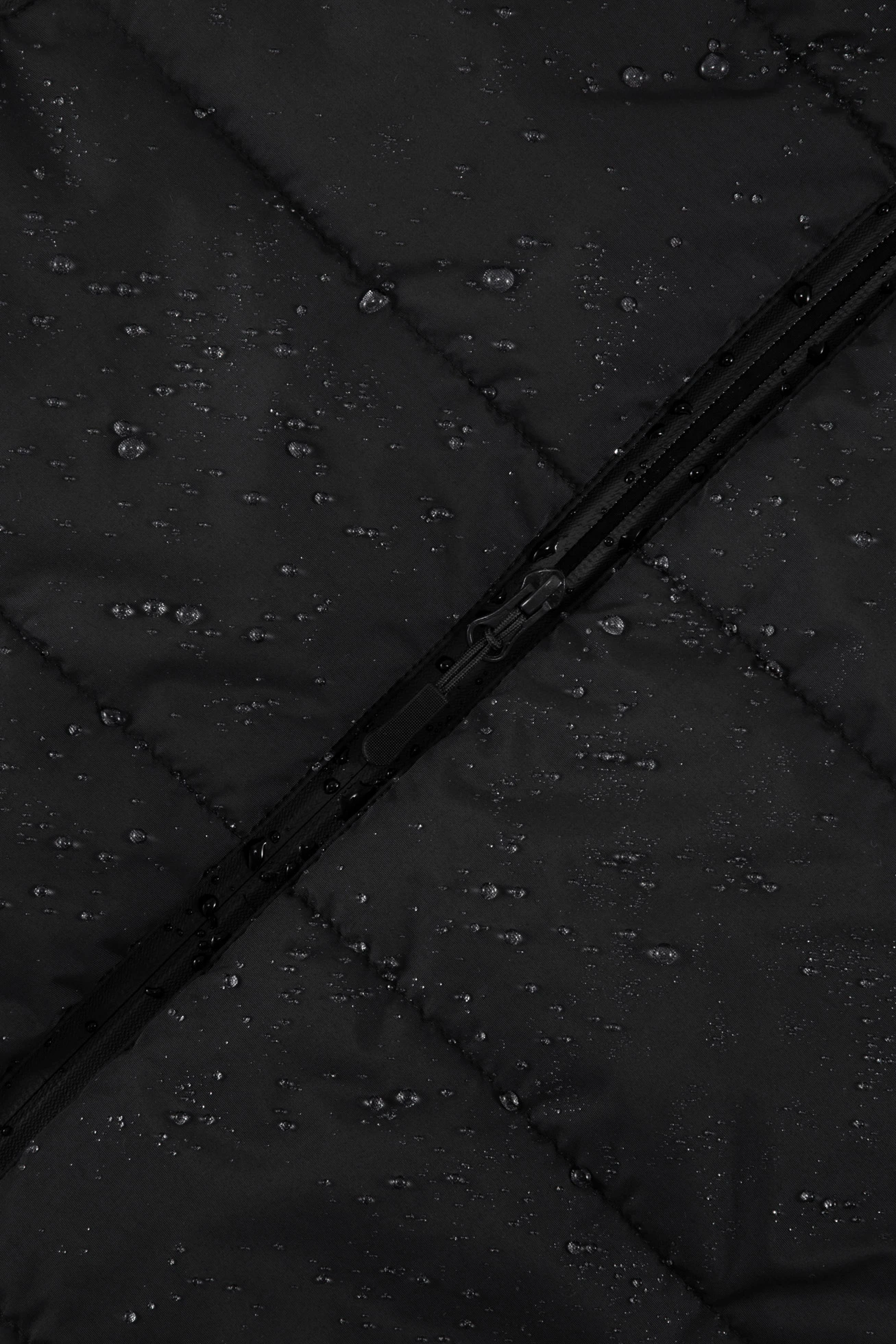 Vízlepergető steppelt kabát • fekete • bonprix áruház