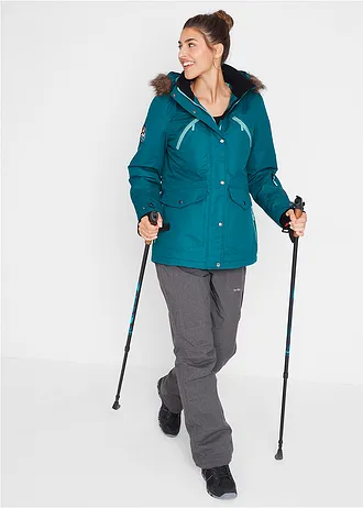 Waterdichte outdoorjas, Kleur: blauwpetrol