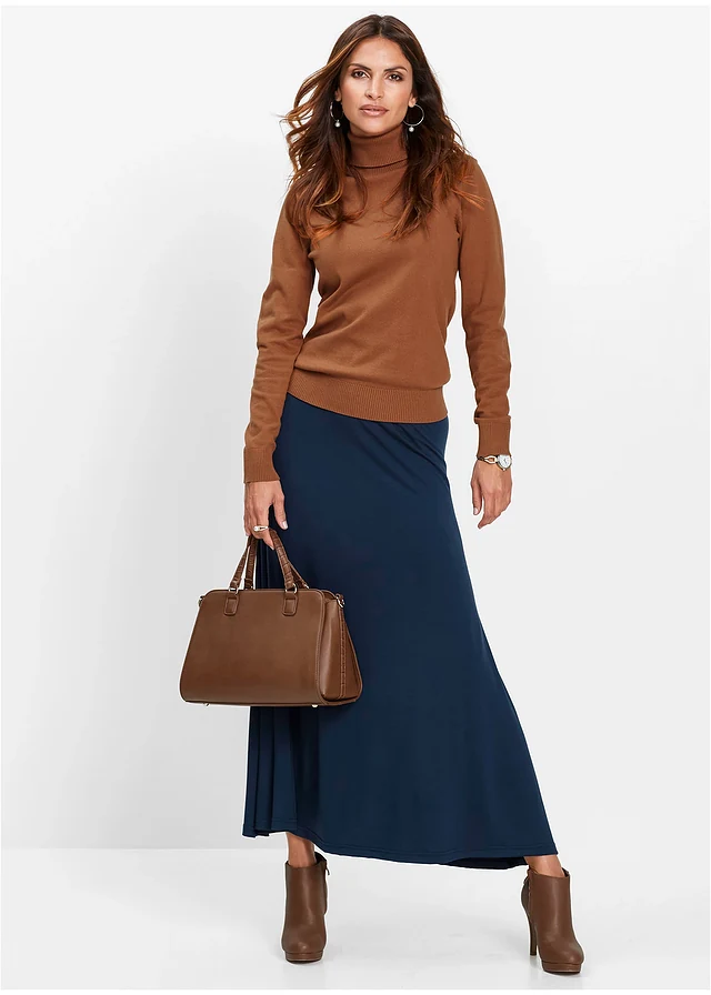 Pull col roulé • marron châtaigne • product-page.page-title-suffix