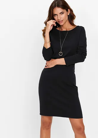 Gebreide jurk • zwart • bonprix online shop