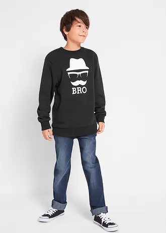 Mikina z čisté organické bavlny • černá • bonprix obchod