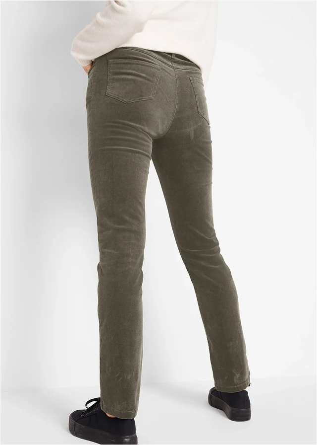Stretch corduroy broek • olijfgroen • product-page.page-title-suffix