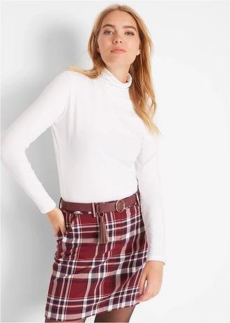 T-shirt manches longues coton • blanc • Boutique bonprix