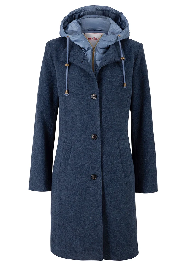 Manteau court d’hiver, style 2en1