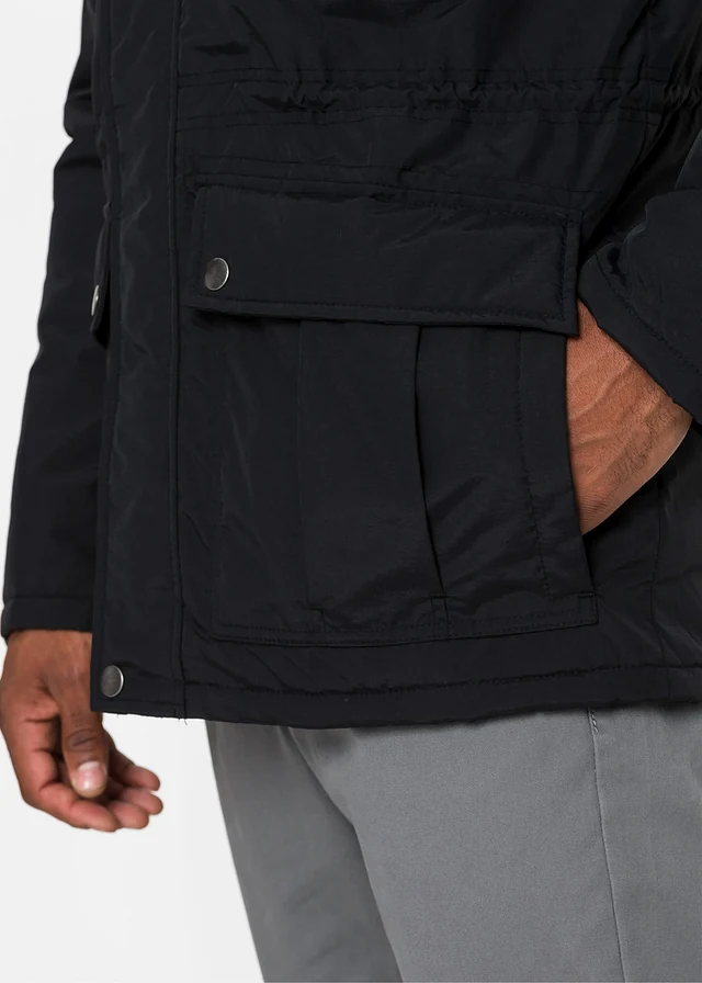 Parka d’hiver déperlante à capuche amovible • noir • product-page.page-title-suffix
