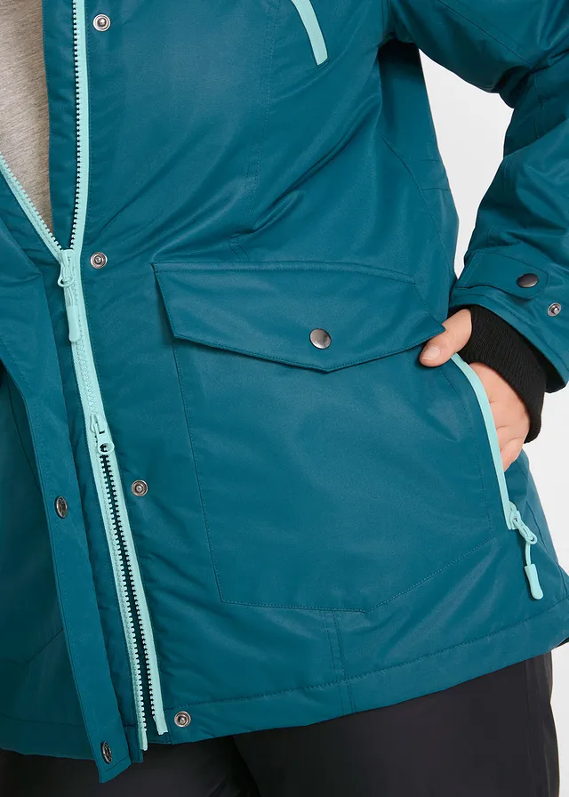 Waterdichte outdoorjas • blauwpetrol • product-page.page-title-suffix