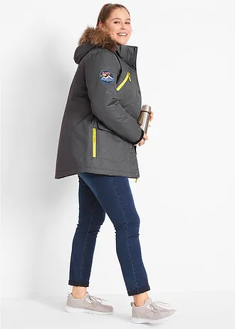 Waterdichte outdoor jas, Kleur: leisteengrijs