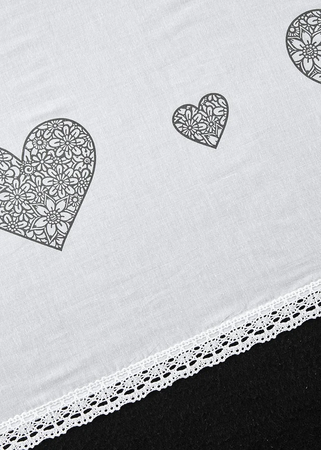 Brise-bise coton à imprimé cœur • blanc/gris • product-page.page-title-suffix