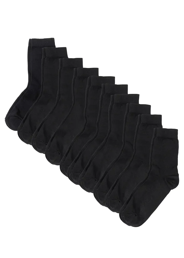 Șosete cu bumbac organic (set/10 perechi)