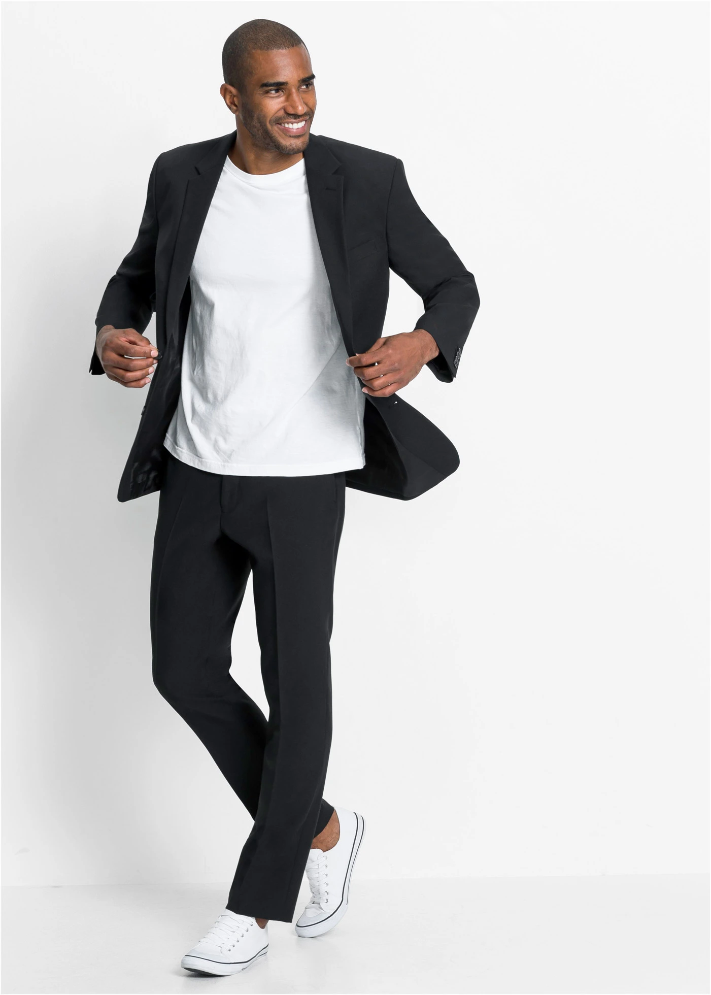 Oblek (2dílná souprava), Regular Fit • černá • bonprix obchod