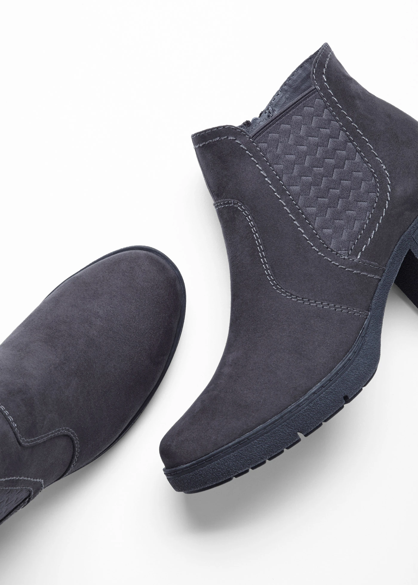 Kotníková obuv Jana v pohodlné šířce • tmavě šedá • bonprix obchod