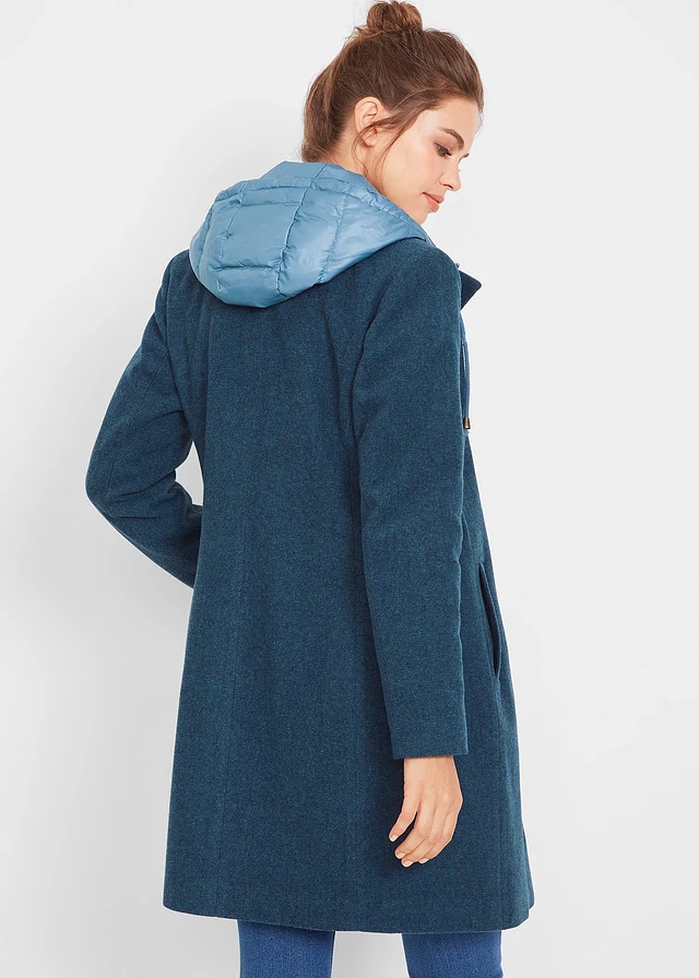 Manteau court d’hiver, style 2en1 • bleu foncé • product-page.page-title-suffix