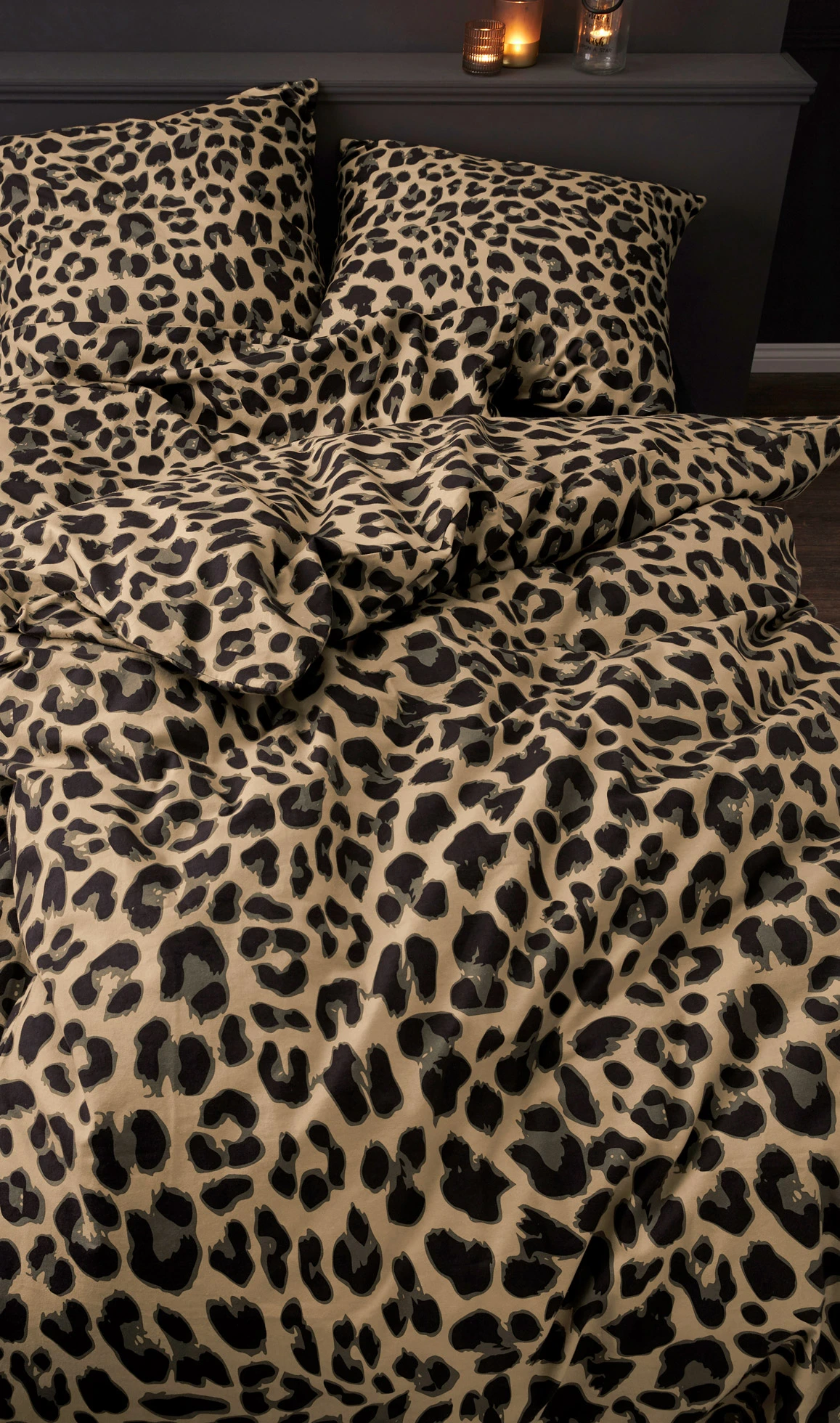 Posteľná bielizeň s leopardím dizajnom • hnedá • obchod bonprix