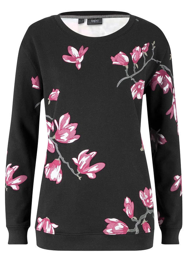Sweater van katoen, wijd model
