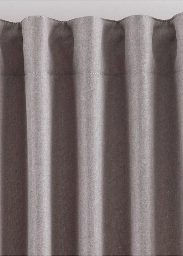Rideau isolant avec envers en polaire douce, aussi en XXL (1 pce) • beige • product-page.page-title-suffix